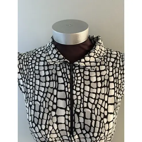 IBKUL 1/4 Zip Shirt Size Large Black Gray UPF 50 Golf Performance Pickleball