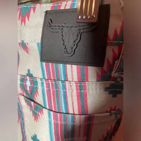 Lucky & Blessed Western Aztec Multicolor Print Mega