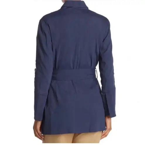 MM.LaFleur M.M. Lafleur Blueberry Imogen Stretch Linen Jacket