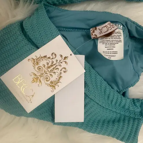 Becca Line in the Bikini Set Scoop Bikini Top & Bottom Size Small Mineral NWT - Image 9