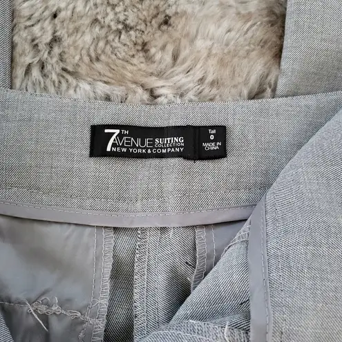 New York And Company 7th Avenue Suiting Collection Straight Leg Zipper Pocket Pant