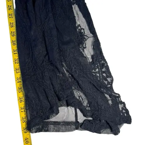 Woven Heart Womens Whimsigoth Black Lace Kimono Cardigan Size L Witchy Boho