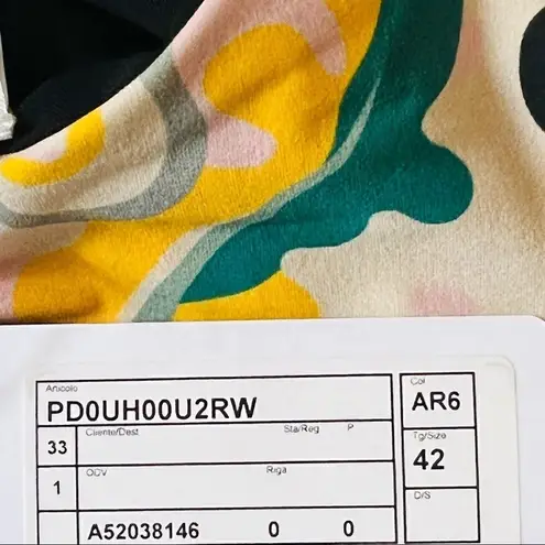 Missoni Printed Halter One-Piece Swimsuit, Size 42 Euro (8 US) Multi Color, NWT