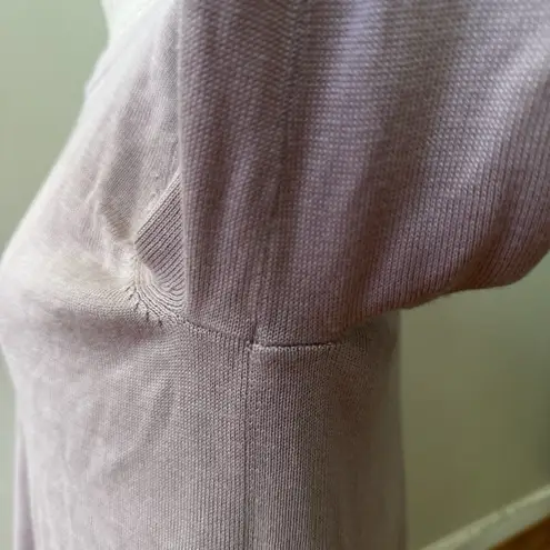 Lululemon Bring It Backbend Sweater Porcelain Pink Cashmere P2P 21” Sz 4 FLAWED