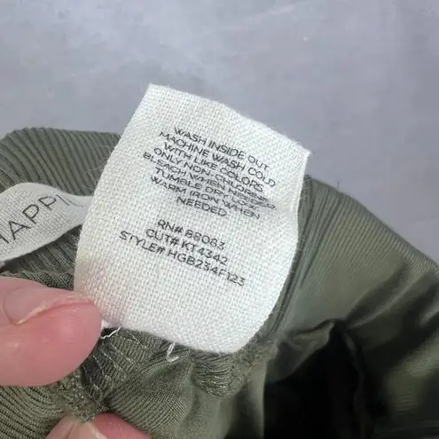 Happily Grey Olive Army Green Cargo Joggers Sz SM