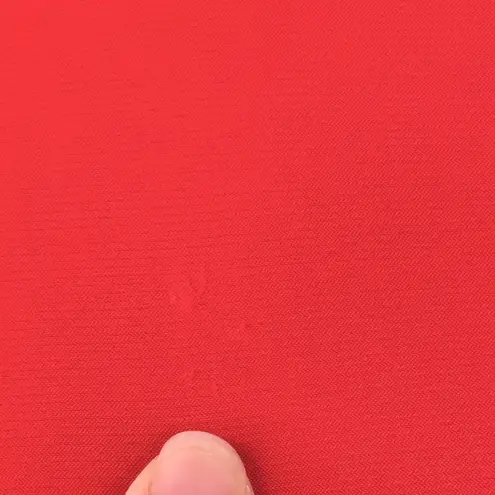 LAST TANGO Sleeveless Long Tunic Top/Mini Dress with Asymmetrical Hem Red