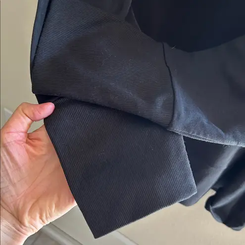 Garnet Hill NWT Cowl-Neck Knit Tunic black XL comfy lounge soft oversized fall