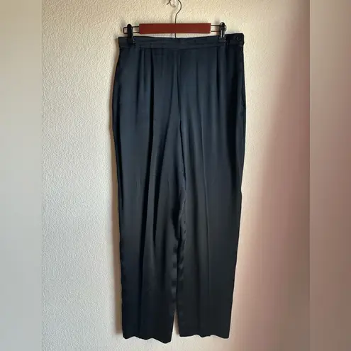 Giorgio Armani Colezzioni Silk Wide Leg Trousers