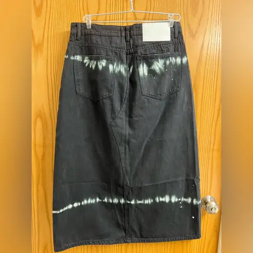 Anthropologie One Teaspoon BLACK MAGIC ROCKO LONG LENGTH DENIM SKIRT