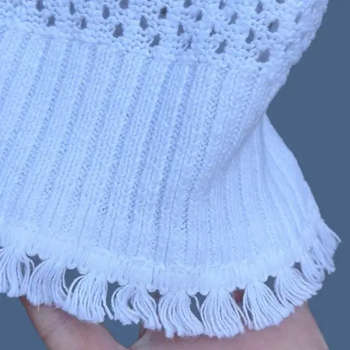 Like New CJ Banks Sweater / Top White Size 3X