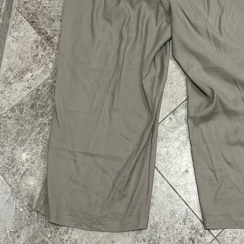 NYDJ High Waisted Wide Leg Cropped Cargo Pant NEW Size 18W Saddlewood