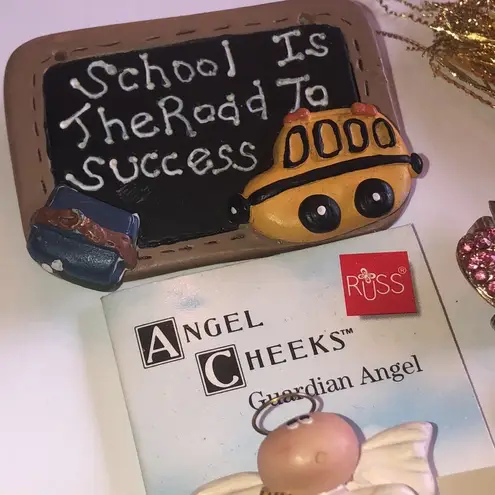 Lot of 5 Teacher School Apple Teacher Appreciation Brooches Pins