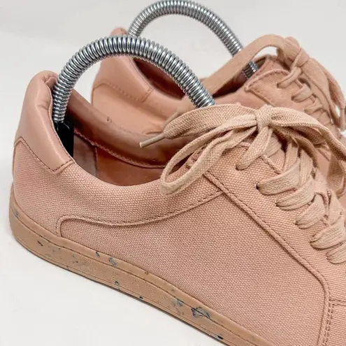 Treasure & Bond NEW Monroe Dusty Pink Canvas Lace Up Sneaker Size 8.5, MSRP $80