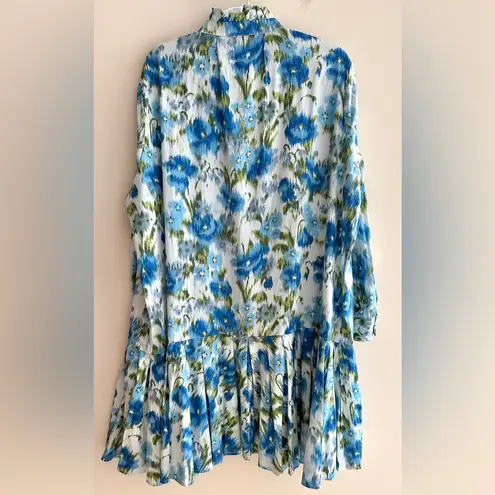 Tuckernuck Afternoon Showers Tate Dress, Blue and Green, Size XXXL