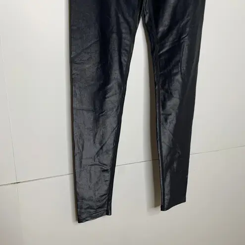 Carbon 38 Glossy High Rise Full-Length Legging Black Womens Small