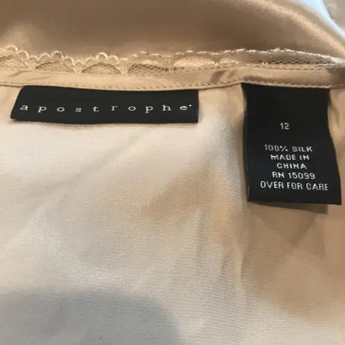 Apostrophe 100% Silk Top