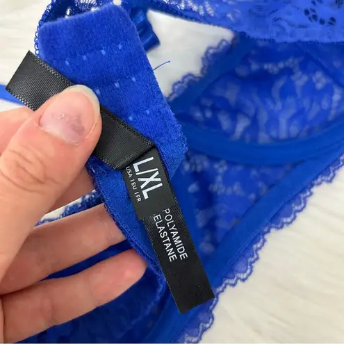 Yandy Blue Lace Underwire Bra / Bralette