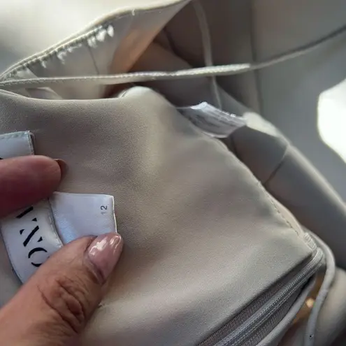 Shona joy Draped Midi Oyster Grey Dress