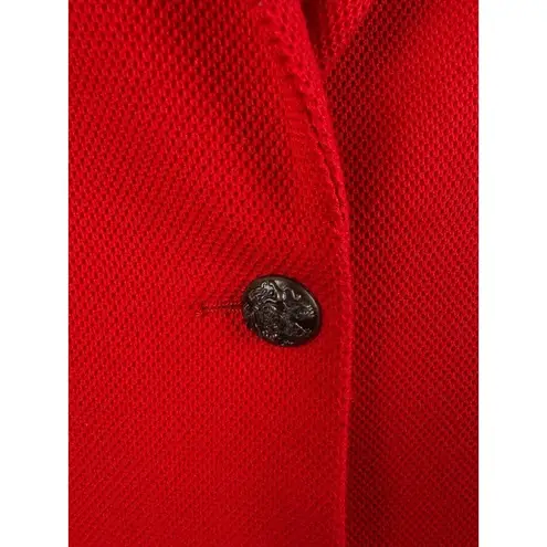 British Khaki Women's Red Blazer Size Medium