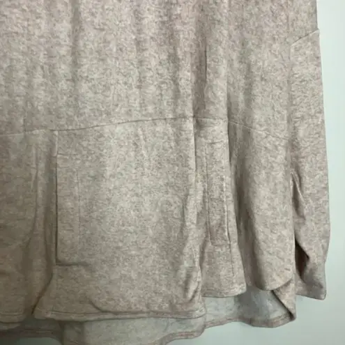 Cuddl Duds Plus Size Light Pink Ultra Plush Velvet Fleece Pullover Top