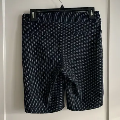 Hilary Radley Hillary Radley Bermuda shorts black with white print LIKE NEW