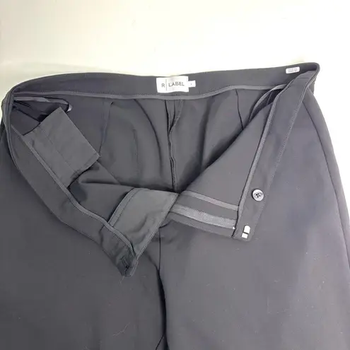 The Reset R Label Black Skinny Stretch Trouser Pants