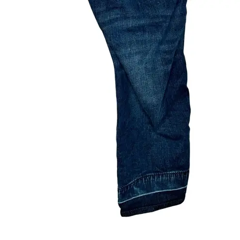 Silver Jeans Women's Jeans Sam Distressed Whiskered Skinny Ankle Blue Large