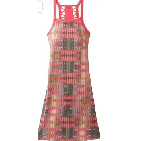 prAna  Ardor Dress Carmine Desert Geometric Print