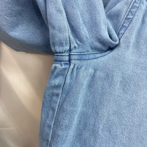 Denim & Company women's light wash pull on deep pocket straight jeans stretch LP Size undefined