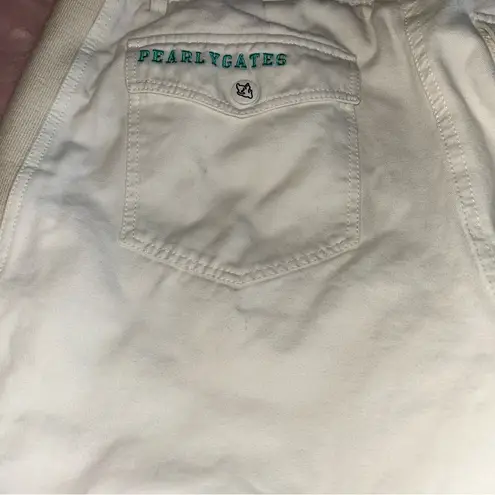 Pearly Gates white quilted/insulated golf pants size 2 or 28 inches winter sport