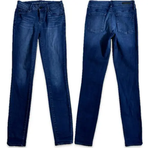 Articles of Society  Dark Wash Slim Cut Low Rise Ankle Length Jeans Size 26