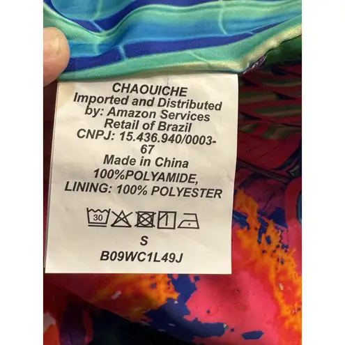 CHAOUICHE Women's Flower Skirt Ruched Hot Pink 3D Flower Mini Party Resort Small