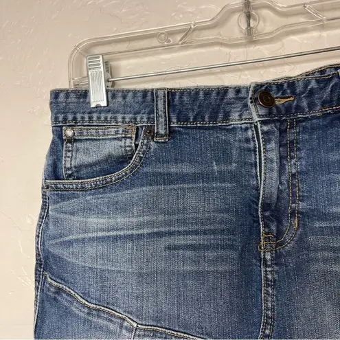 Calvin Klein Vintage Y2K 90s  Mini Jean Skirt Size 8/29