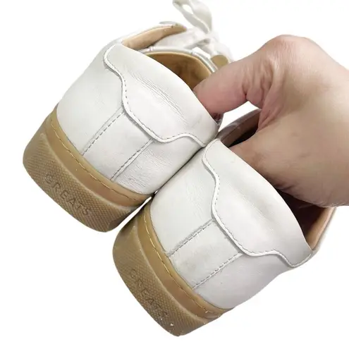 GREATS Sneakers 8 White Brooklyn Leather Low Top Gum Sole Women’s