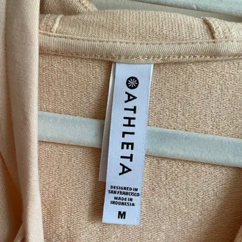 Athleta Boardwalk peach hoodie buttery soft Yellow Size M