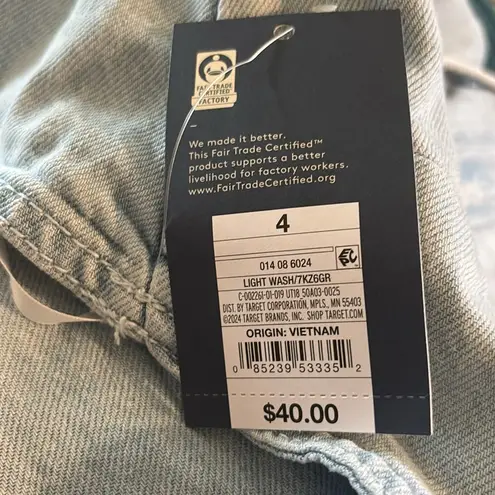 Universal Threads Universal Thread Halter Neck Denim Maxi Dress Pockets Light Wash Blue Sz 4