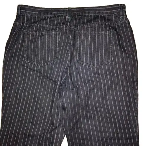 Ralph Lauren Vintage Lauren  Denim Pants Womens 16W Used Dark Blue Pinstripe