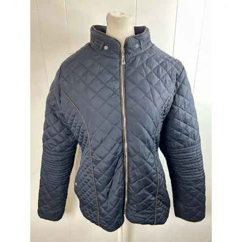 Ymi Collection Women’s Quilted
Lined Jacket in Navy Size Large