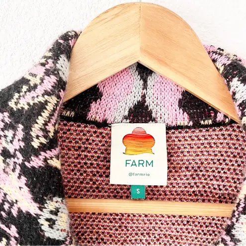 Farm Rio Sweet Mermaids Knit Jacket in Multicolor