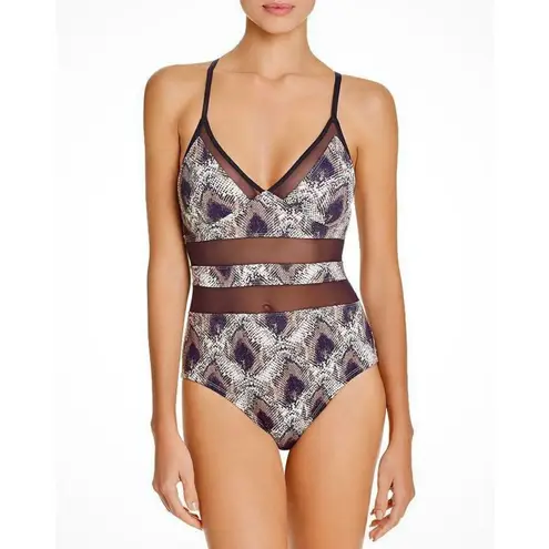 Bleu Rod Beattie New. snake print swimsuit. Retails $139 size 12