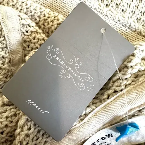 Sparrow Anthropologie ivory hooded sweater Size XS