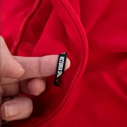 Victoria Sport Knockout Red Tight with Lace Mesh Detail Size Small