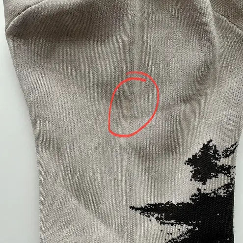 Acne Studios Sweater Ink Splatter Print Short Sleeve Size Small FLAWS