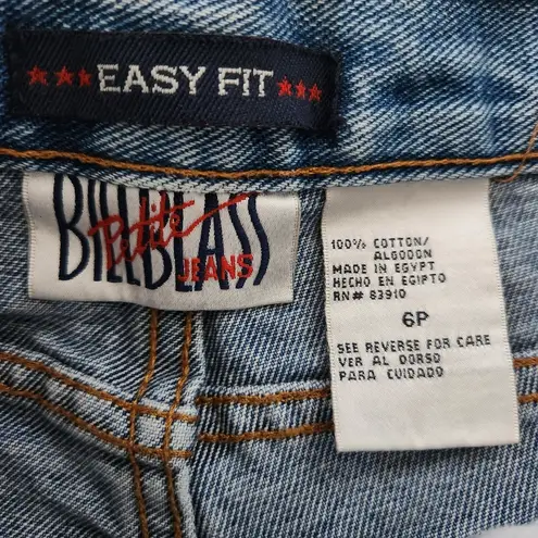 Bill Blass  Petite Jeans Vintage 1990s Mom Jeans Straight Leg Size 6P