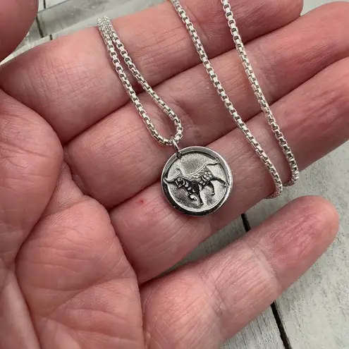 Chinese Zodiac Year of The Ox Pendant Necklace Sterling Silver Silver