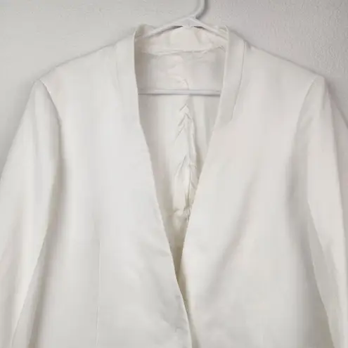 Joseph Barr Fluid Blazer in Off White Size 40 Italian US 8 NWT