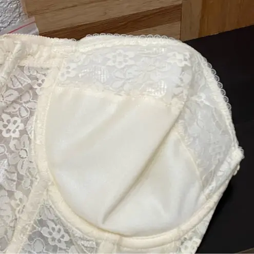 DOMINIQUE Style#8949 Colette Lace Ivory/Cream Corset Bridal Bra Size 36DD (E)