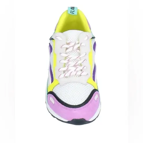 Sandro NEW Flame Trainer Sneakers Multicolor Suede Sold OUT Online