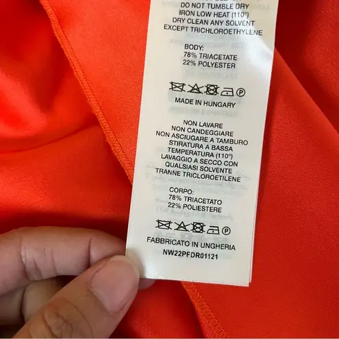 Nanushka Emila Minidress in Blood Orange Size L