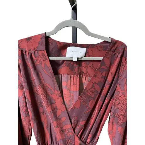 Amour Vert Elma Washable Silk Dress Size XS